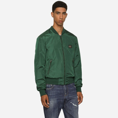 돌체앤가바나 남성 그린 블루종 - Dolce&Gabbana Mens Green Blouson - doc2226x