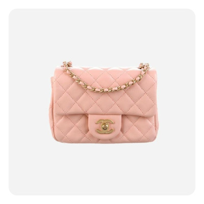 샤넬 쁘띠삭 플랩백 핑크 골드 - Chanel Petit Sac flap Bag - ch2645z