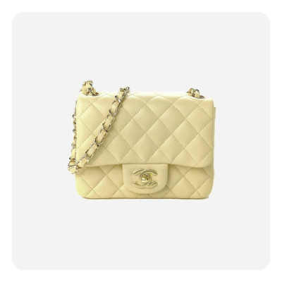 샤넬 쁘띠삭 플랩백 옐로우 골드  - Chanel Petit Sac Flap Bag - ch2646z