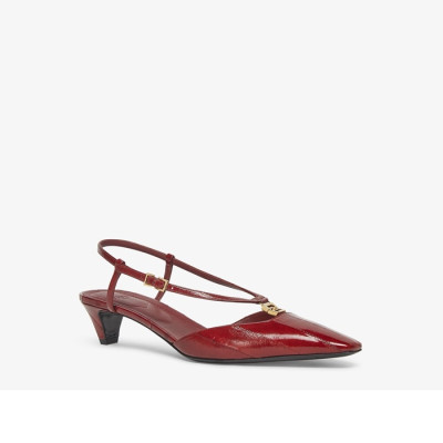 펜디 여성 레드 슬링백 - Fendi Womens Red Slingback - fes1496x