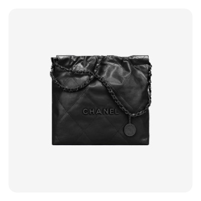 샤넬 22백 스몰 블랙 흑장- Chane 22 Bag Small Bag - ch2712z