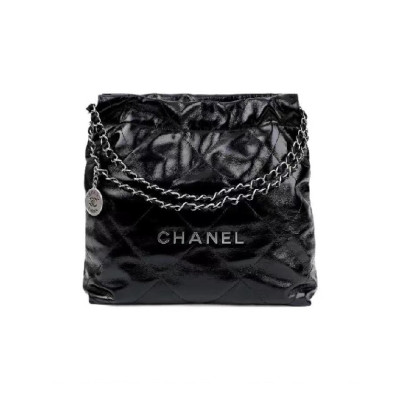 샤넬 22백 스몰 블랙 실버  - Chane 22 Bag Small Bag - ch2722z