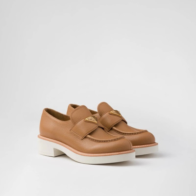 프라다 여성 카멜 로퍼 - Prada Womens Camel Loafer - prs1552x