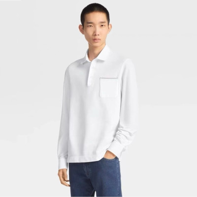 에르메네질도 제냐 남성 폴로 긴팔티 - Ermenegildo Zegna Mens Polo Tshirt - zec2517x