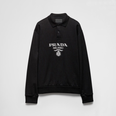 프라다 남성 폴로 긴팔티 - Prada Mens Polo Tshirt - prc2871x