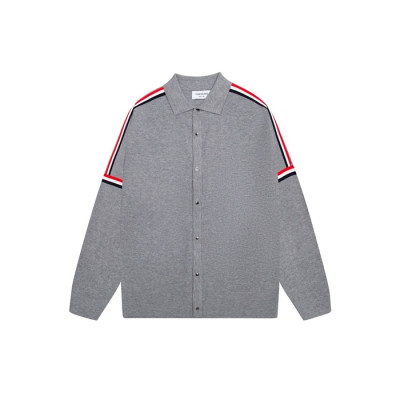 톰브라운 남성 폴로 니트 - Thom Browne Mens Polo Knitwear - thc3078x