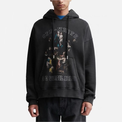 오프화이트 남성 오버핏 후드티 - Off-white Mens Oversize Hoodie - ofc3056x