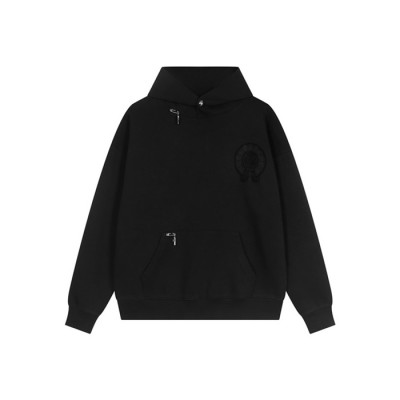 크롬하츠 남성 블랙 후디 - Chrom hearts Mens Black Hoodie - chc3142x