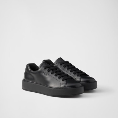 프라다 남성 블랙 스니커즈 - Prada Mens Black Sneakers - prs1601x