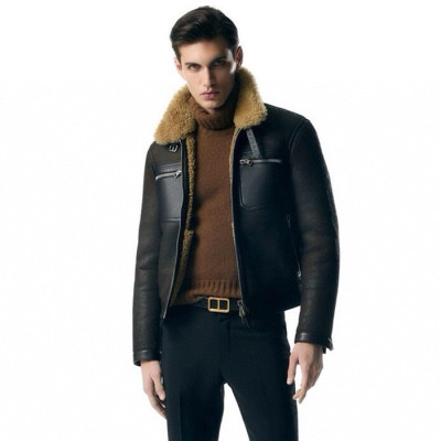 톰포드 남성 가죽 자켓 - Tom Ford Mens Leather Jacket - toc4021x