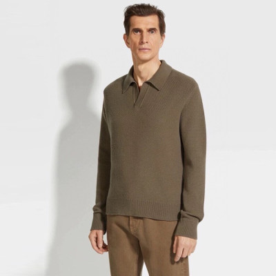 에르메네질도 제냐 남성 폴로 스웨터 - Ermenegildo Zegna Mens Polo Sweater - zec4070x