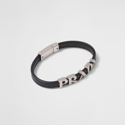 프라다 남성 이니셜 팔찌 - Prada Mens Initial Bangle - acc2526x