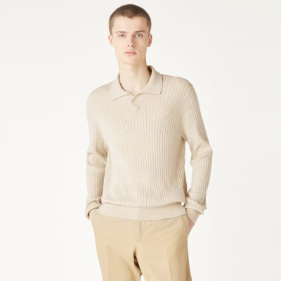 로로피아나 남성 폴로 스웨터 - Loro Piana Mens Polo Sweater - lpc4254x