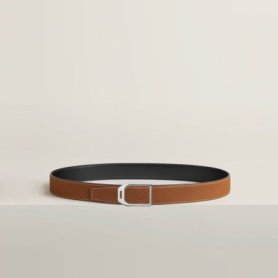 에르메스 남성 리버서블 자키 벨트 - Hermes Mens Jockey Reversible Belt - bel12x