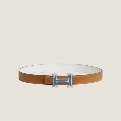 에르메스 남성 리버서블 브러시 벨트 - Hermes Mens Brush Reversible Belt - bel35x