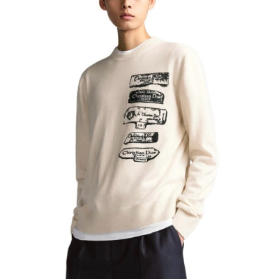 디올 남성 라운드 스웨터 - Dior Mens Round Knitwear - dic4296x