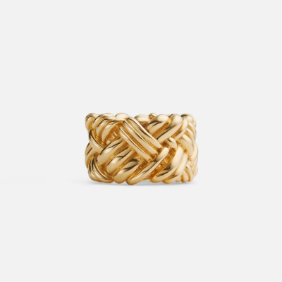 보테가베네타 남/녀 골드 반지 - Bottega veneta Unisex Gold Ring - acc2651x