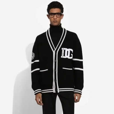 돌체앤가바나 남성 브이넥 가디건 - Dolce&Gabbana Mens V-neck Cardigan - doc4602x