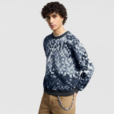 루이비통 남성 라운드 스웨터 - Louis vuitton Mens Round Sweater - lvc4614x