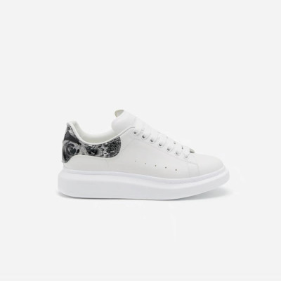 알렉산더 맥퀸 남성 화이트 스니커즈 - Alexander McQueen Mens White Sneaker - aqs1878x