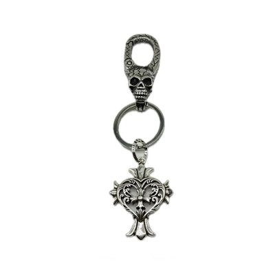 크롬하츠 남/녀 이니셜 키링 - Chrome heart Unisex Key Ring - acc2873x