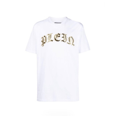 필립플레인 남성 라운드 반팔티- Philipp-plein Mens Round Tshirt - phc4715x