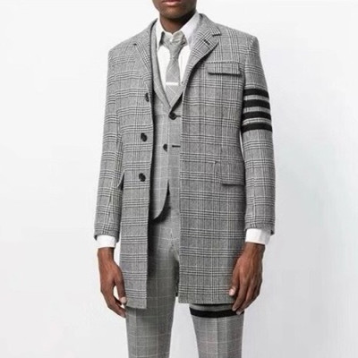 톰브라운 남성 베이직 코트 - Thom Browne Mens Basic Coat - thc4957x